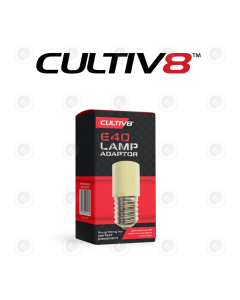 Cultiv8 E40 Adaptor | For CMH/CDM/LEC Lamps  |  E40 to PGZX18 Socket