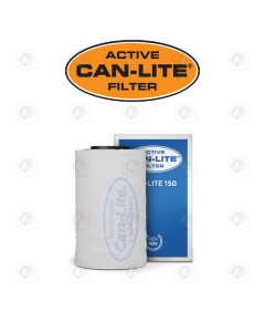 Can Filter Grow Tent 150PL Carbon Filter - 59CFM | 250MM Long | 100MM (4") or 125MM (5") Flange Options