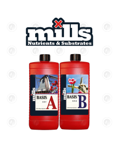 Mills Nutrient Basis A & B - 1L 5L 20L | Designed Manufactured Bottled in Holland