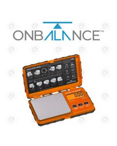 On Balance Scales | Tuff 200 Orange | 200g X 0.01g | 10 Year Warranty