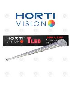 Horti-Vision TLED Driverless LED - 26W Grow or Bloom | 240V | 520MM Length | For Propagation