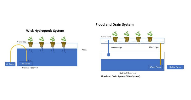 wick system hydroponics